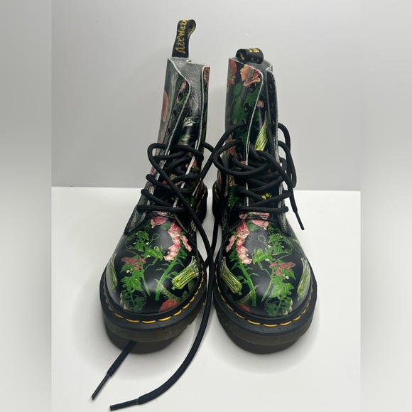 RARE Dr Martens 1460 Pascal Wild Botanics Floral Boots - Picture 2 of 10